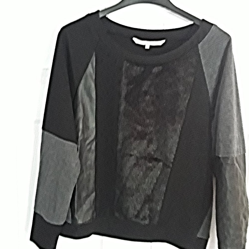 Rachel Roy multi-media sweatshirt